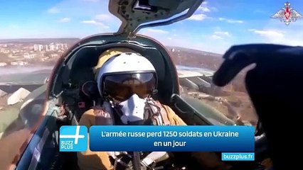 L'armée russe perd 1250 soldats en Ukraine en un jour