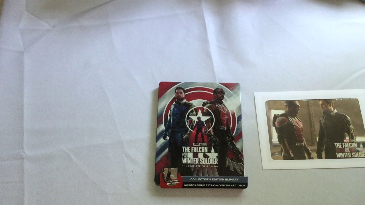 Falcon & the Winter Soldier Blu-Ray Steelbook Unboxing