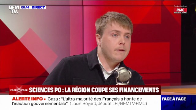 Louis Boyard sur Valérie Pécresse: Ce n'est pas possible qu'une responsable politique décide de suspendre les subventions d'une école parce qu'elle n'est pas d'accord avec une manifestation