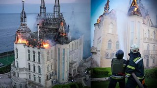 Rusya, Ukrayna’daki ‘Harry Potter Kalesi’ni vurdu