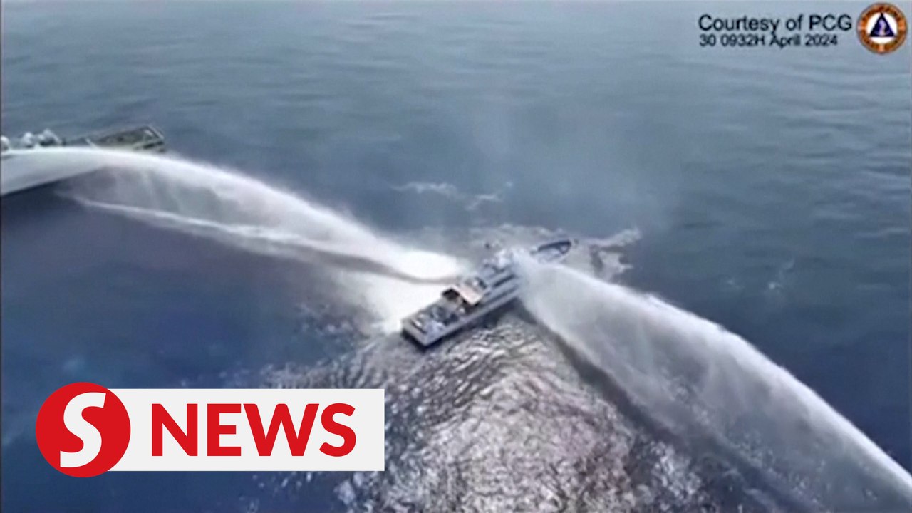 China expels Philippine coast guard ships, Manila says its ship is damaged