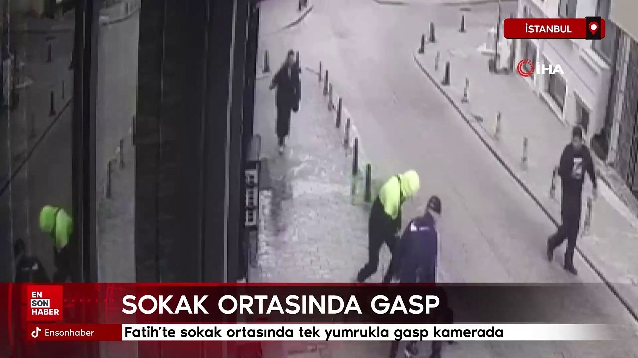 İstanbul'da sokak ortasında gasp
