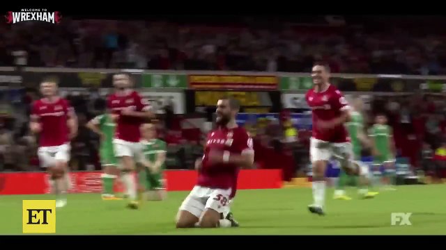 Welcome to Wrexham Ryan Reynolds and Rob McElhenney Say Hugh Jackman Is JEALOUS of Their Bromance