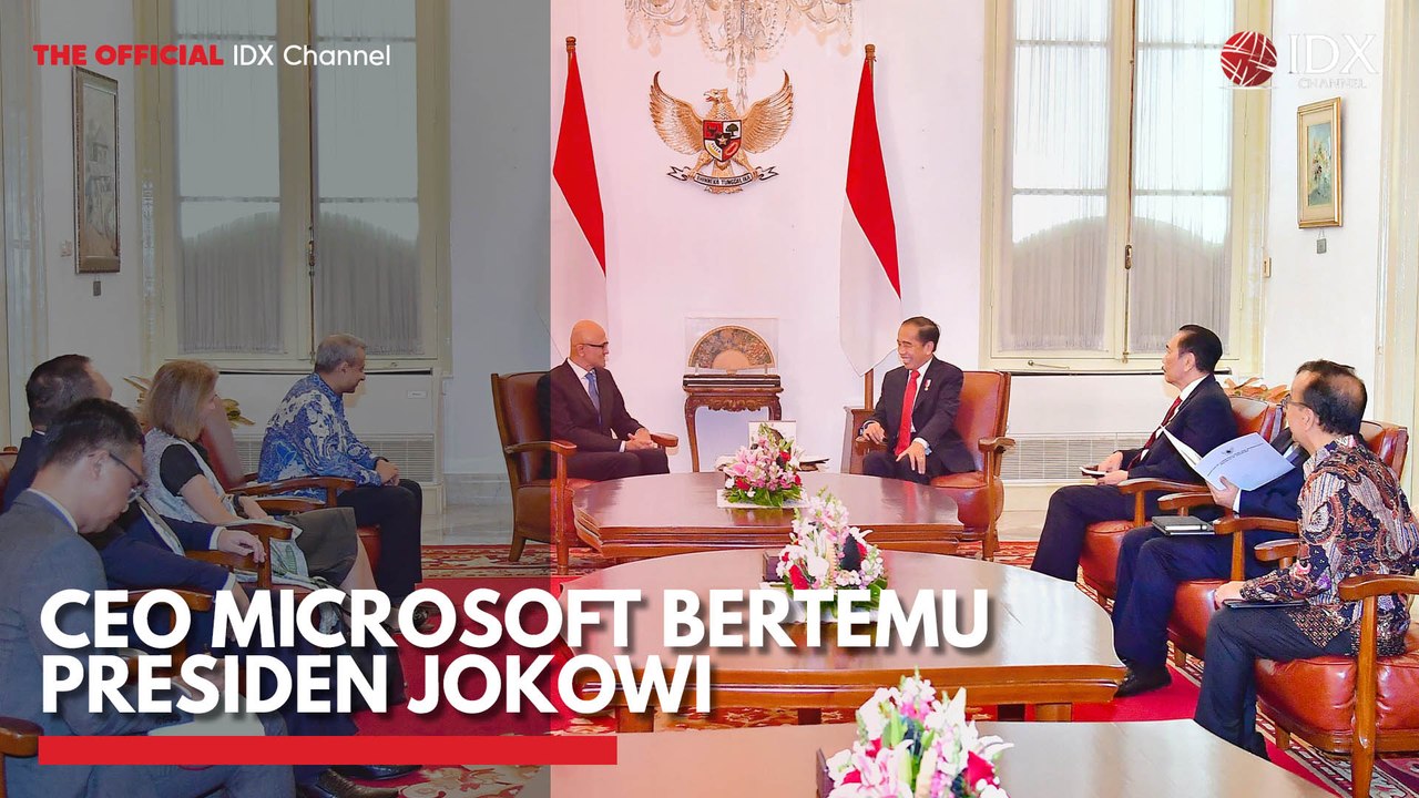CEO Microsoft Bertemu Presiden Jokowi