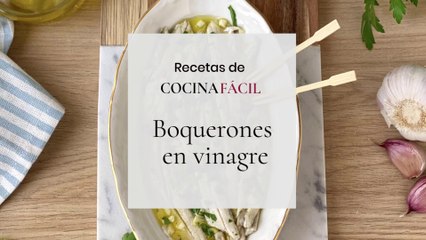 Cómo hacer boquerones en vinagre