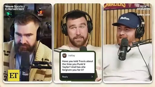 Travis Kelce REACTS to Taylor Swift and Justin Bieber's Punk'd' Episode