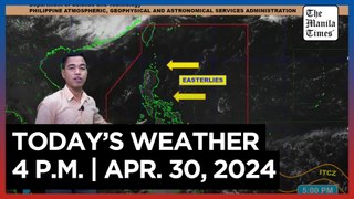 Today's Weather, 4 P.M. | Apr. 30, 2024