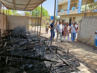 शाजापुर के रेस्टोरेंट में लगी आग