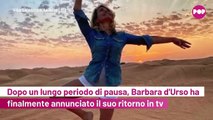Barbara D'Urso annuncia il suo ritorno in tv: manca poco e la rivedremo!