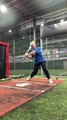 Baseball Bat Breaks as Woman Hits Shot