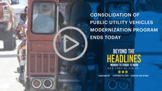 Consolidation Of Public Utility Vehicles Modernization Program Ends Today