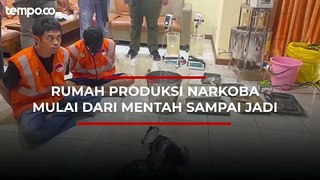 Olah TKP Rumah Produksi Narkoba di Sentul Bogor, Bikin Sinte Dari Mentah Sampai Jadi
