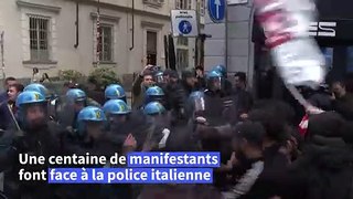 G7 à Turin: affrontements entre la police et des manifestants