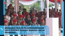 Kopassus Persembahkan Lagu Ksatria Kusuma Bangsa untuk Prabowo