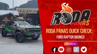 RODA PANAS QUICK CHECK : FORD RAPTOR BRONCO
