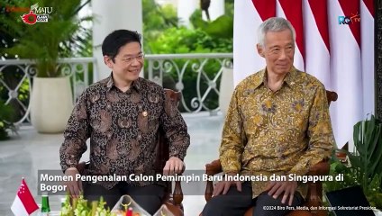 Presiden Jokowi dan Prabowo Terima Kunjungan PM Singapura di Istana Bogor