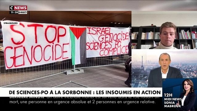 Après La Sorbonne hier, les universités Sciences Po Rennes et Sciences Po Strasbourg bloquées ce matin par des étudiants pro-Palestine