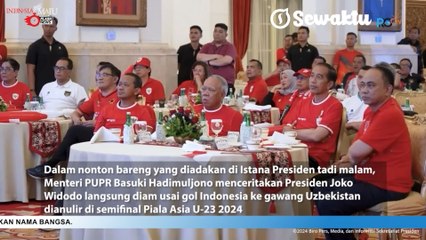 Presiden Jokowi Ajak Nobar Sejumlah Menteri Kabinet