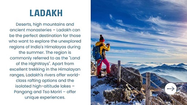 The Park Holidays International 8 Places to Visit in India for a Summer Vacation