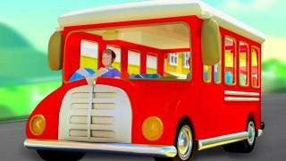 Wheels On The Bus Vehicle Songs & Nursery Rhymes for Toddlers
