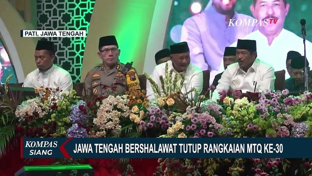 Gelaran Jawa Tengah Bershalawat Tutup Rangkaian MTQ Ke-30, Acara Digelar di Kabupaten Pati