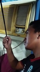 Tamang tapat sa aircon sa sobrang init