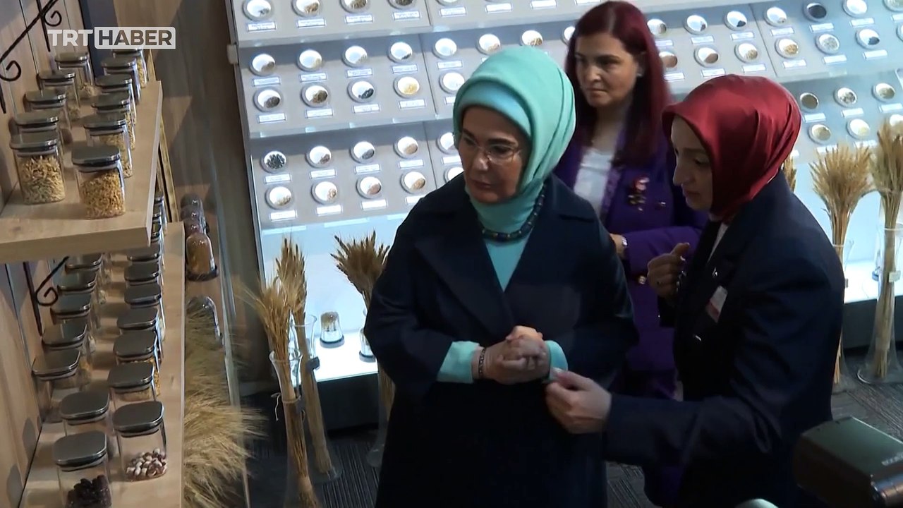 Emine Erdoğan, Türkiye Tohum Gen Bankası'nı ziyaret etti