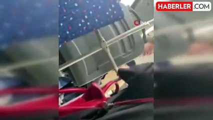 Otobüs şoförü herkesle kavga edince yolcular ayaklandı