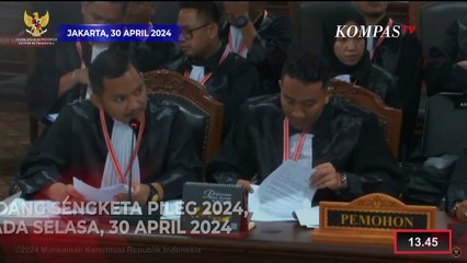 Momen Hakim MK Anwar Usman Beri Komentar ke Pemohon di Sidang Sengketa Pileg 2024