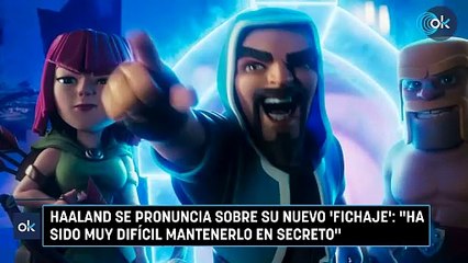 Haaland se pronuncia sobre su nuevo 'fichaje' Ha sido muy difícil mantenerlo en secreto