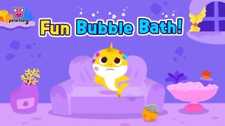 Its Fun Bubble Bath Time- Baby Shark- Healthy Habits for Kids Day at Home Pinkfong Baby Shark