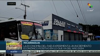 Nicaragua experimenta un crecimiento económico positivo en lo que va de año