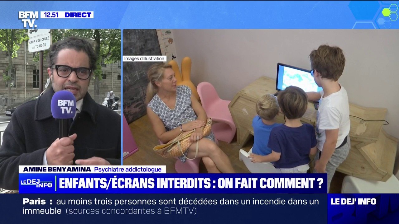 "Un guide à l'intérieur des familles": Amine Benyamina, psychiatre, à propos des préconisations du rapport d'experts sur les écrans