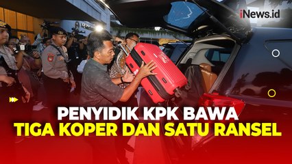 Penggeledahan Ruang Setjen DPR Selesai, Penyidik KPK Bawa Tiga Koper dan Satu Ransel