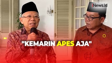 Tanggapi Kekalahan Timnas Indonesia U-23, Wapres Ma'ruf: Kemarin Apes Aja