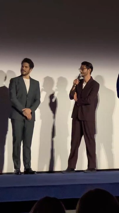 Pierre Niney à l’avant-première de Fiasco sur Netflix 