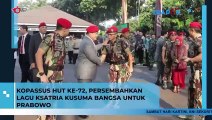 HUT Kopassus ke 72 Dihadiri Presiden Terpilih Prabowo Subianto