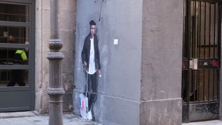 Mbappé shows up in Madrid...in the form of street art