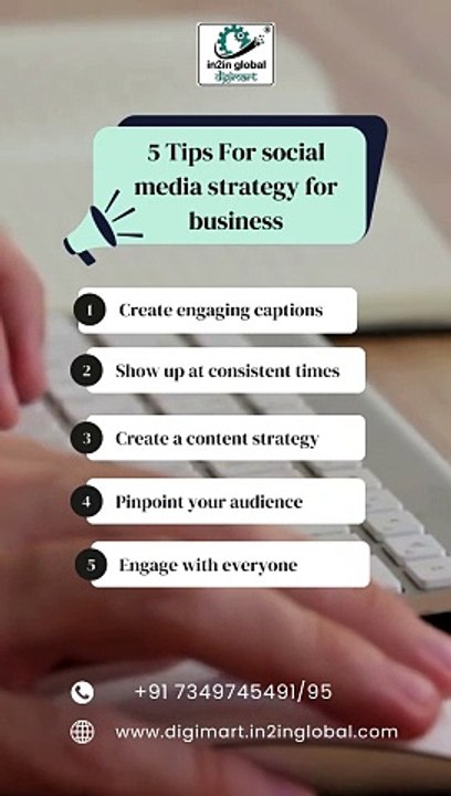 5 Tips For Growing On Social Media Strategy for Business