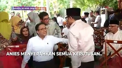 Anies Baswedan: Kita Serahkan Semua ke Pak Prabowo dan Kita Hormati Itu