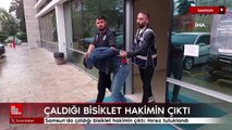 Samsun'da çaldığı bisiklet hakimin çıktı: Hırsız tutuklandı