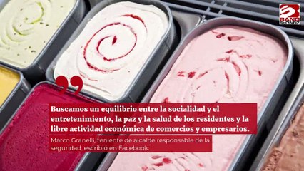 Milán prohíbe los helados después de medianoche