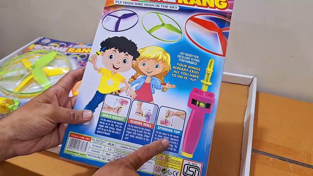 Unboxing and Review of Prem Ratna's Flying Rotor Boomerang for Kids To Make Their Playtime More Fun