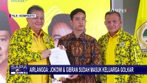 Airlangga Hartarto Sebut  Jokowi dan Gibran Sudah Masuk Keluarga Golkar, PDIP Minta Tak Bahas Lagi
