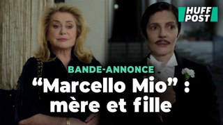 Dans la bande-annonce de « Marcello Mio », Catherine Deneuve retrouve sa fille Chiara Mastroianni