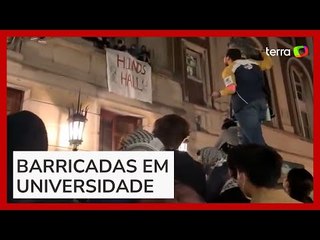 Alunos ocupam campus da Universidade de Columbia em ato pró-Palestina nos EUA