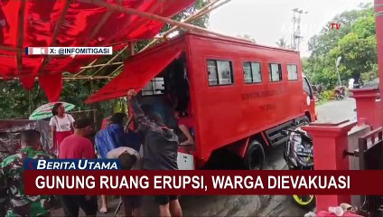 Imbas Erupsi Gunung Ruang, Warga Pulau Tagulandang Dievakuasi ke Pulau Siau