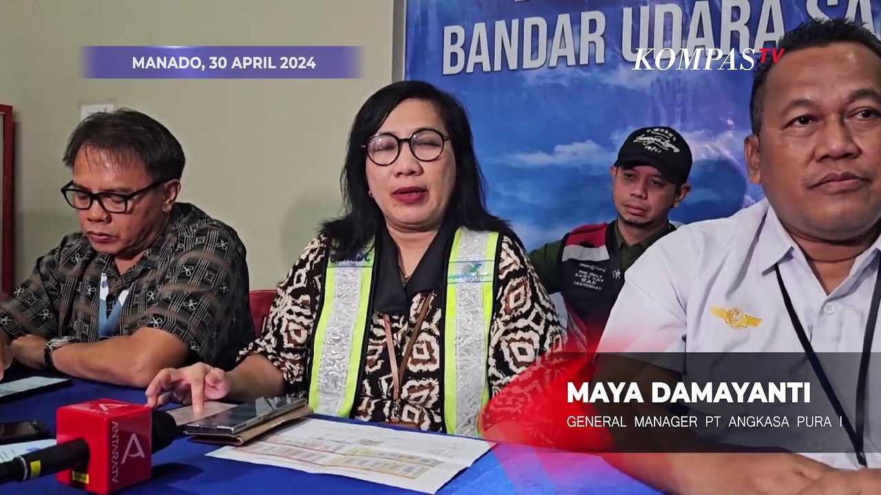 Aktivitas Bandara Sam Ratulangi Lumpuh Imbas Gunung Ruang Erupsi