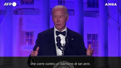 Biden e l'ironia su Trump:  "Io un adulto, corro contro un bambino"