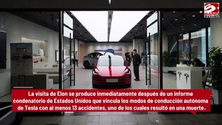 Elon Musk visita China para conversar sobre los autos autónomos